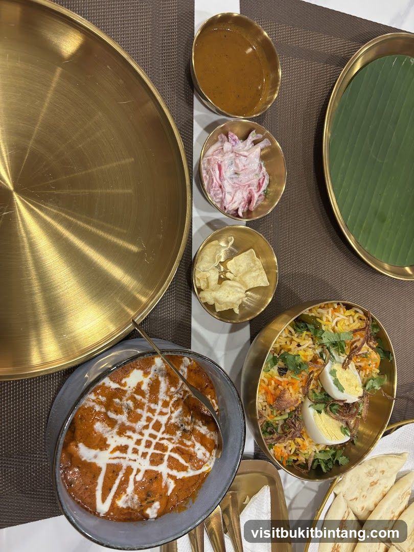 Indian Thali Meal Spread