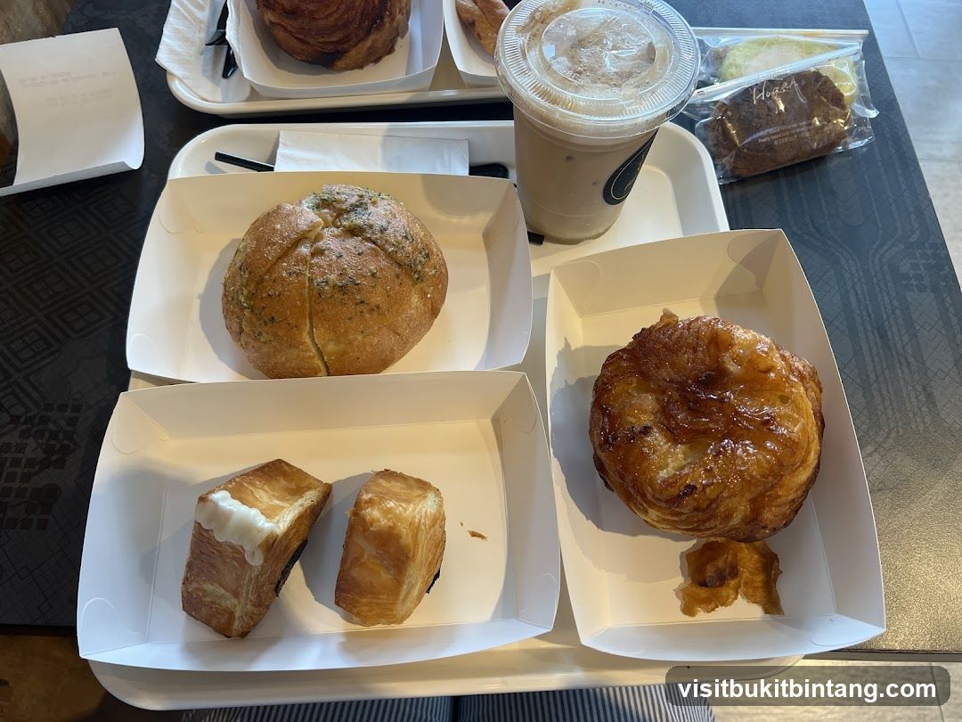Assortment of Pastries and Coffee