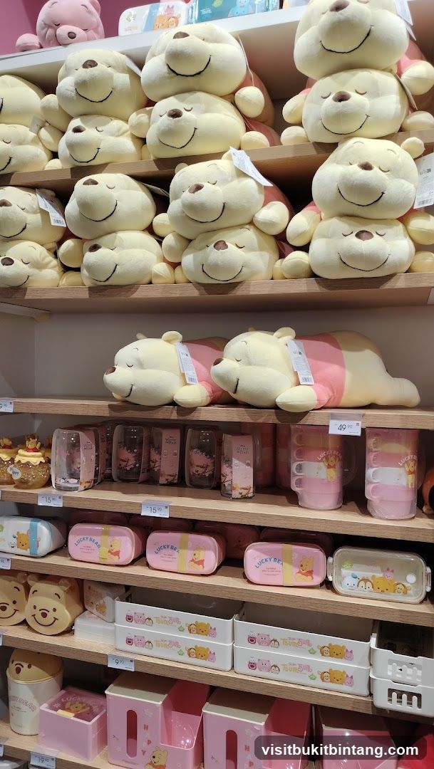 Winnie the Pooh Merchandise Display