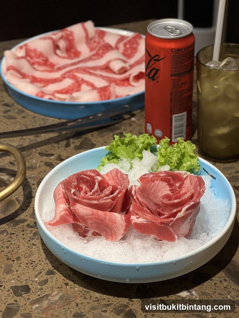 Sushi Platter with Raw Fish and Drinks