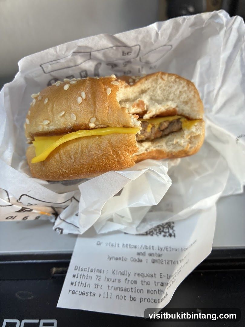Cheeseburger in Wrapper