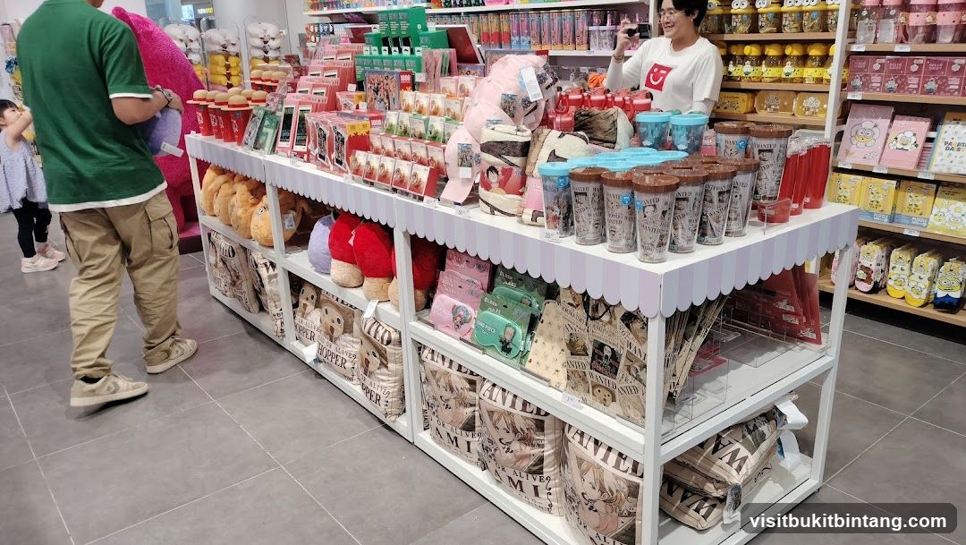 Store Display with Merchandise
