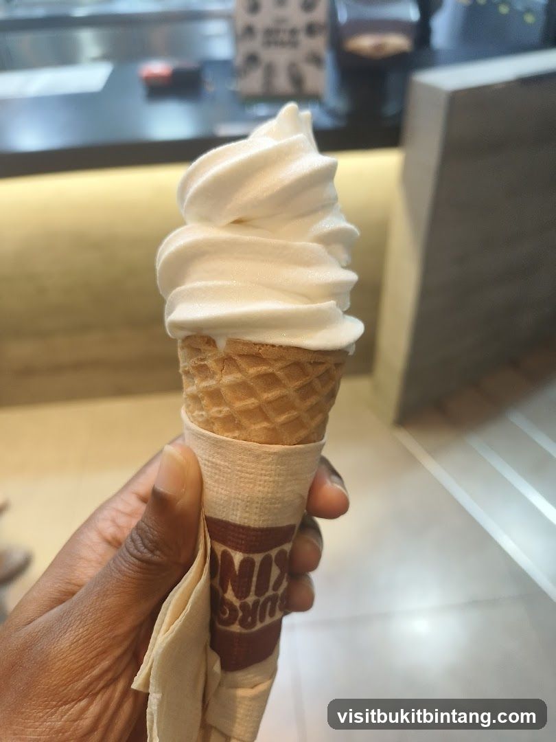 Soft Serve Ice Cream Cone