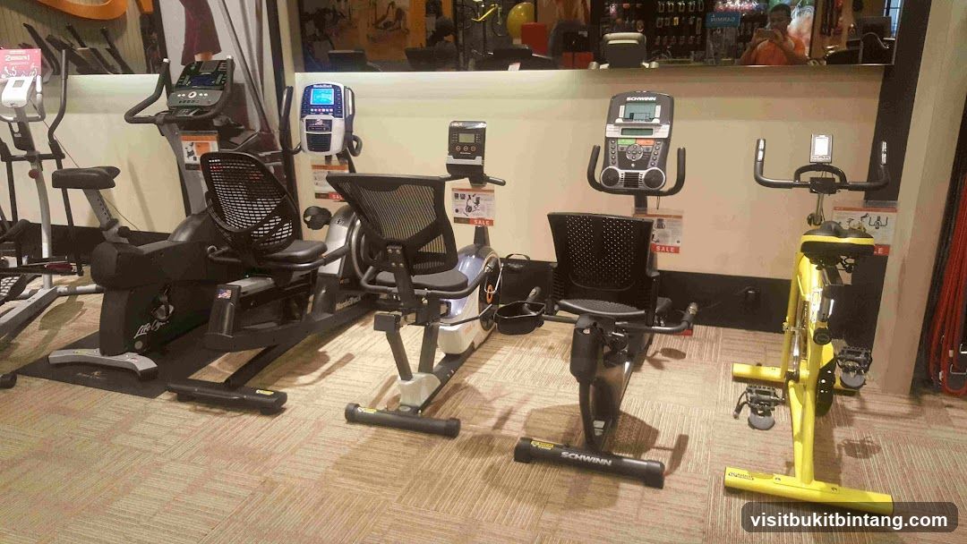 Exercise Bikes on Display