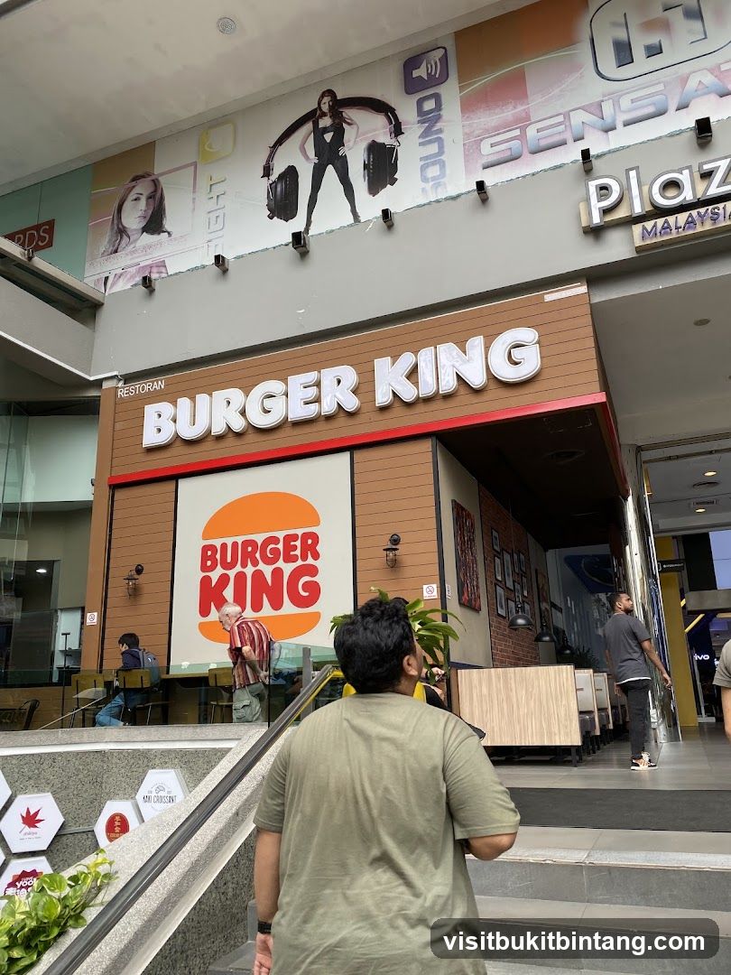 Burger King • Plaza Low Yat