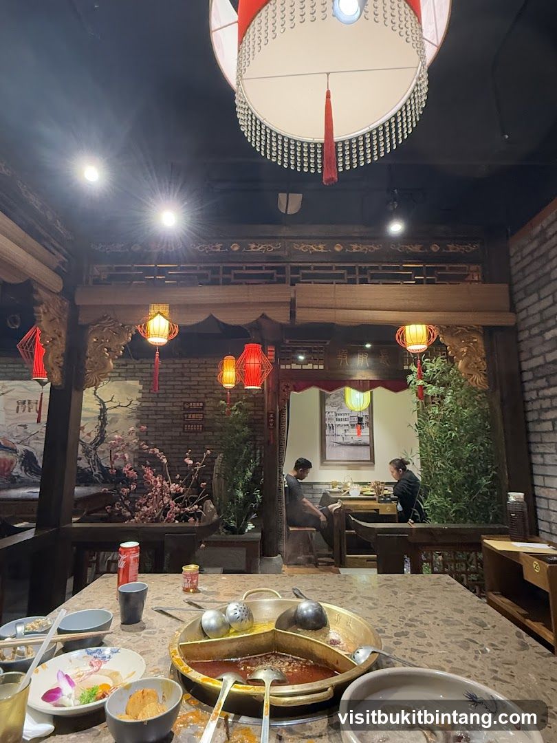 Chinese Hotpot Restaurant Interior