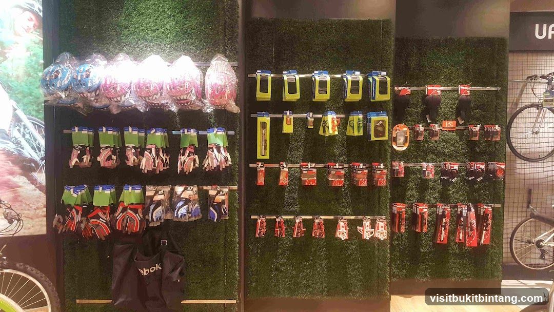 Cycling Accessories Display