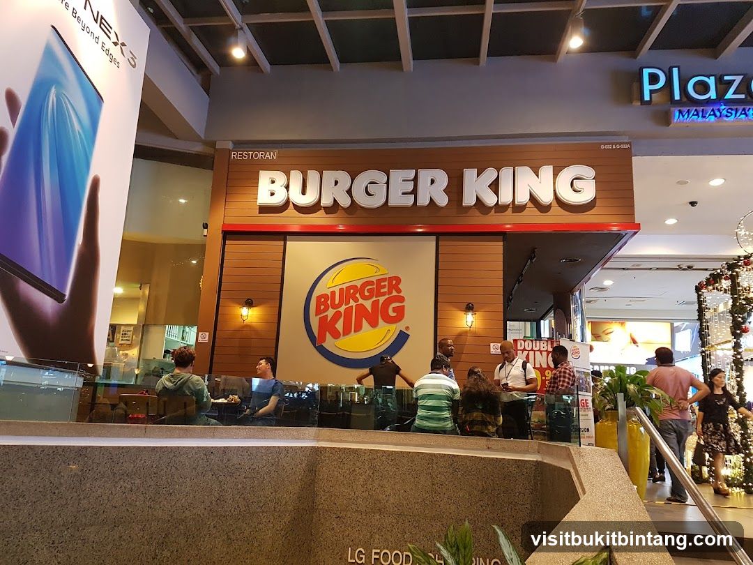 Burger King Storefront in Mall