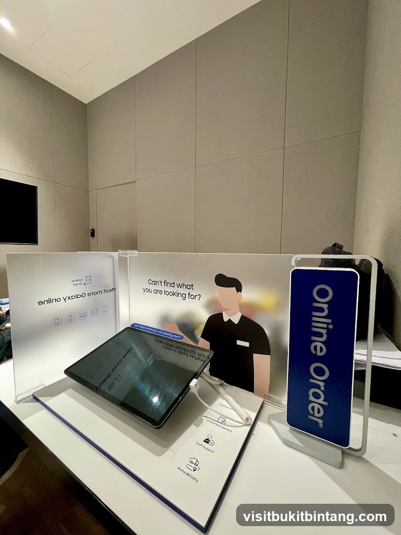 Digital Ordering Kiosk Display