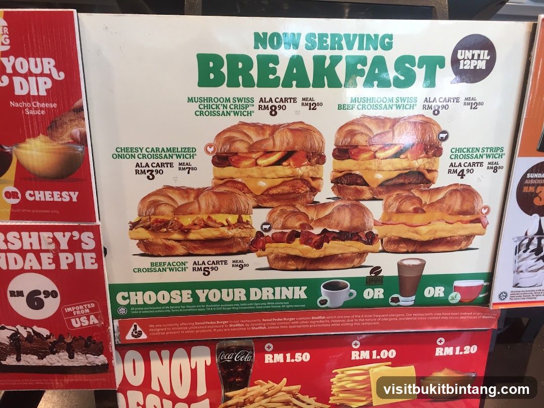 Breakfast Menu Board