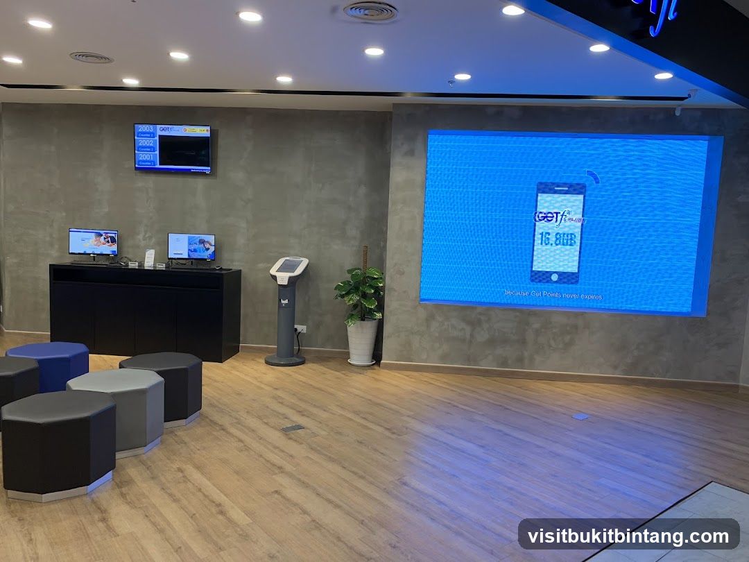 Interior of a modern reception area