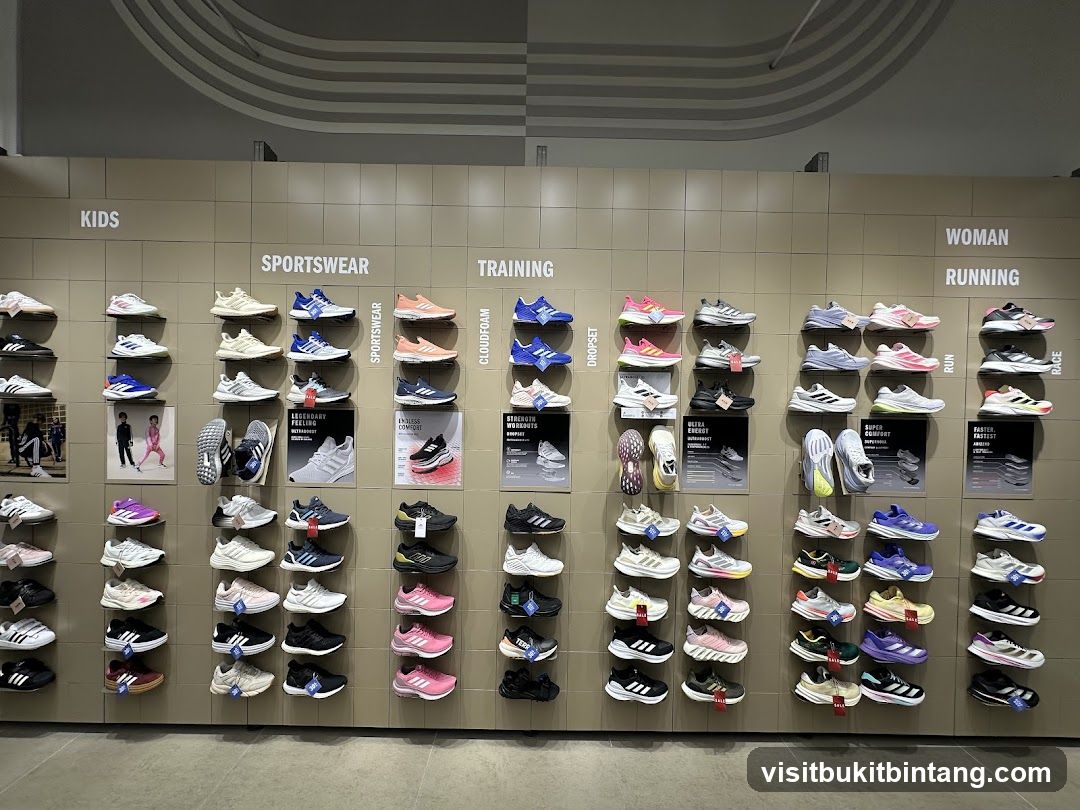 Adidas Shoe Display