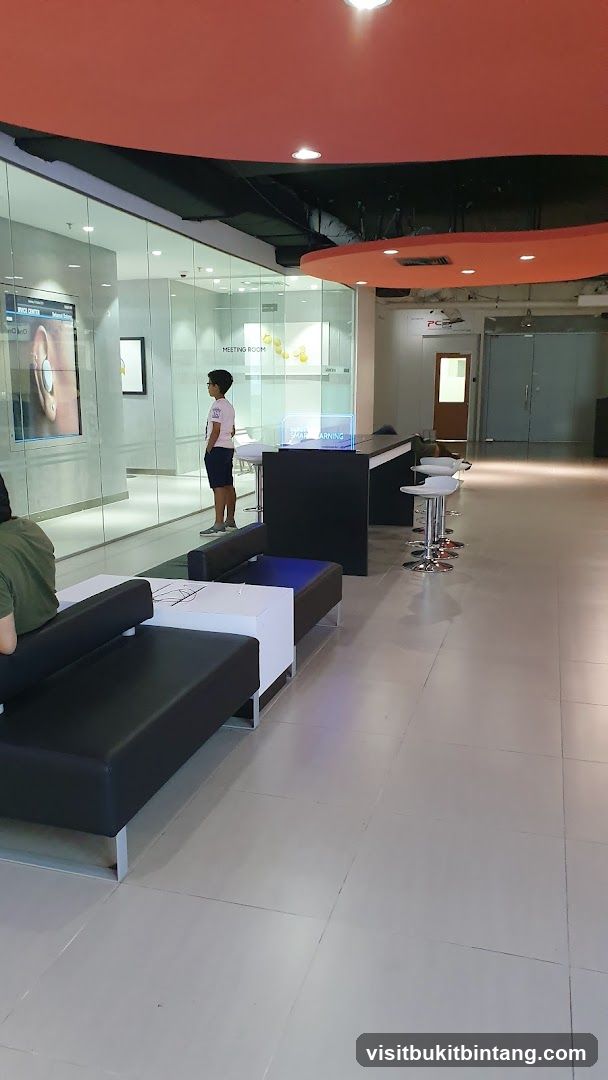 Modern Interior Space with Seating Area and Glass Partition