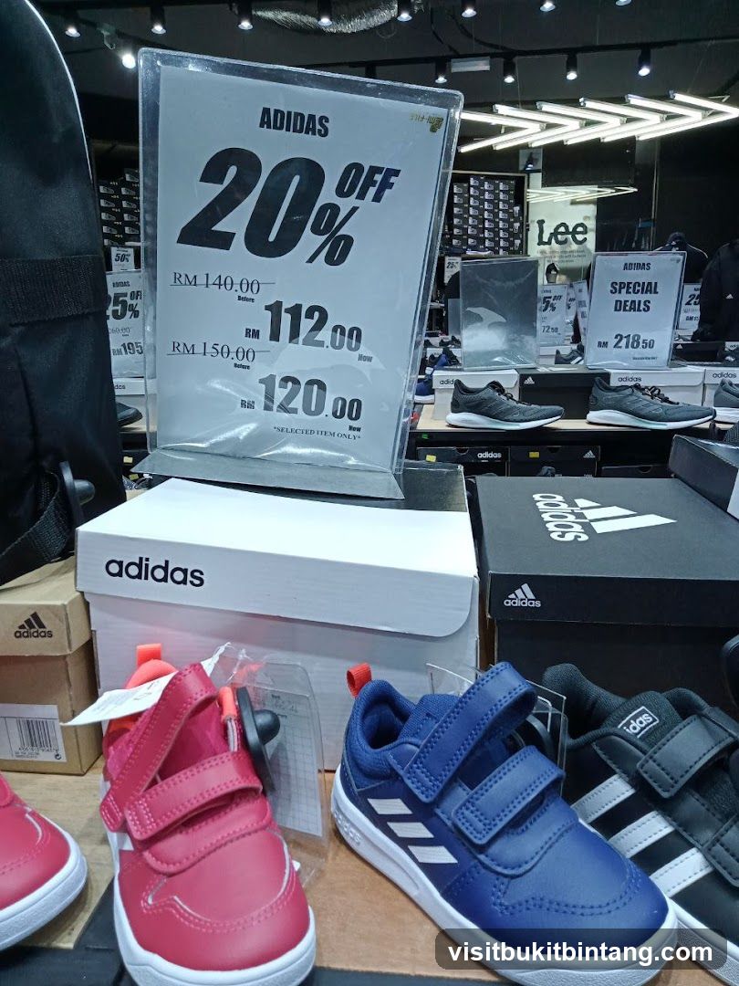 Adidas Sale Sign