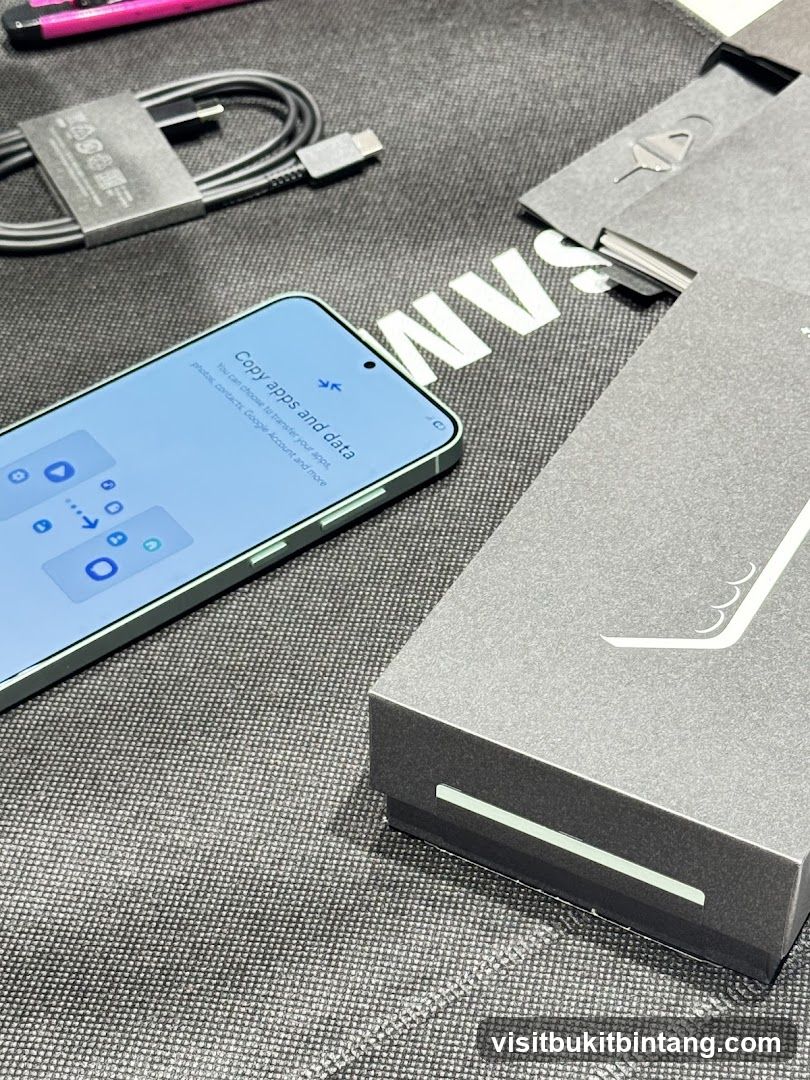 Phone Transfer Screen with Accessories