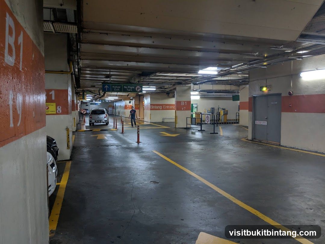 Underground Parking Garage Interior