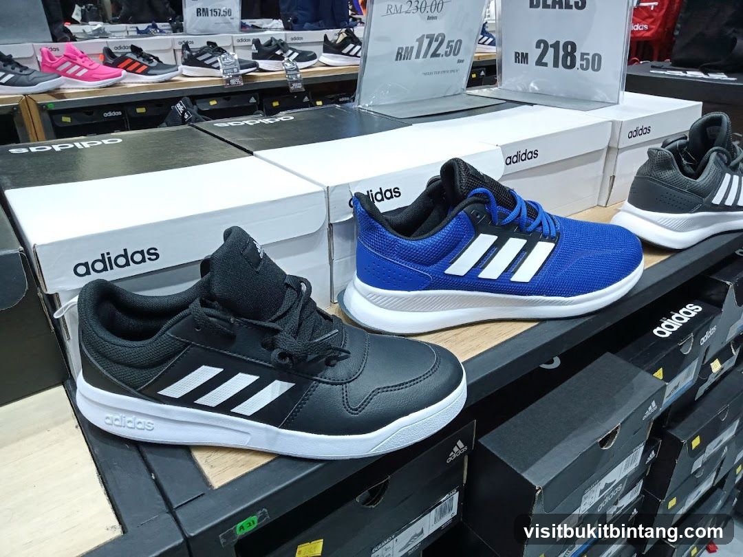 Adidas Shoes Display