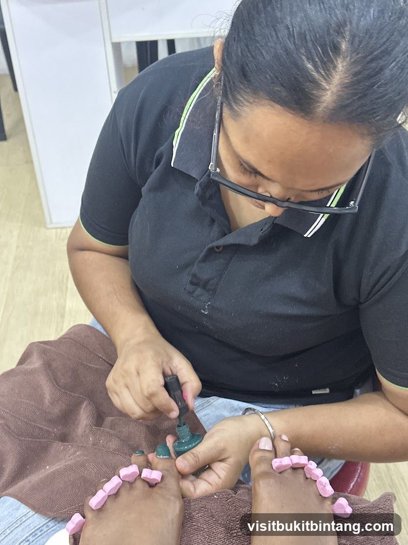 Pedicure Application