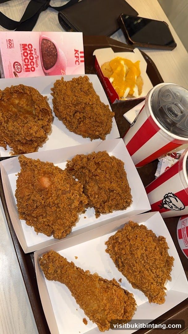 KFC Meal Spread