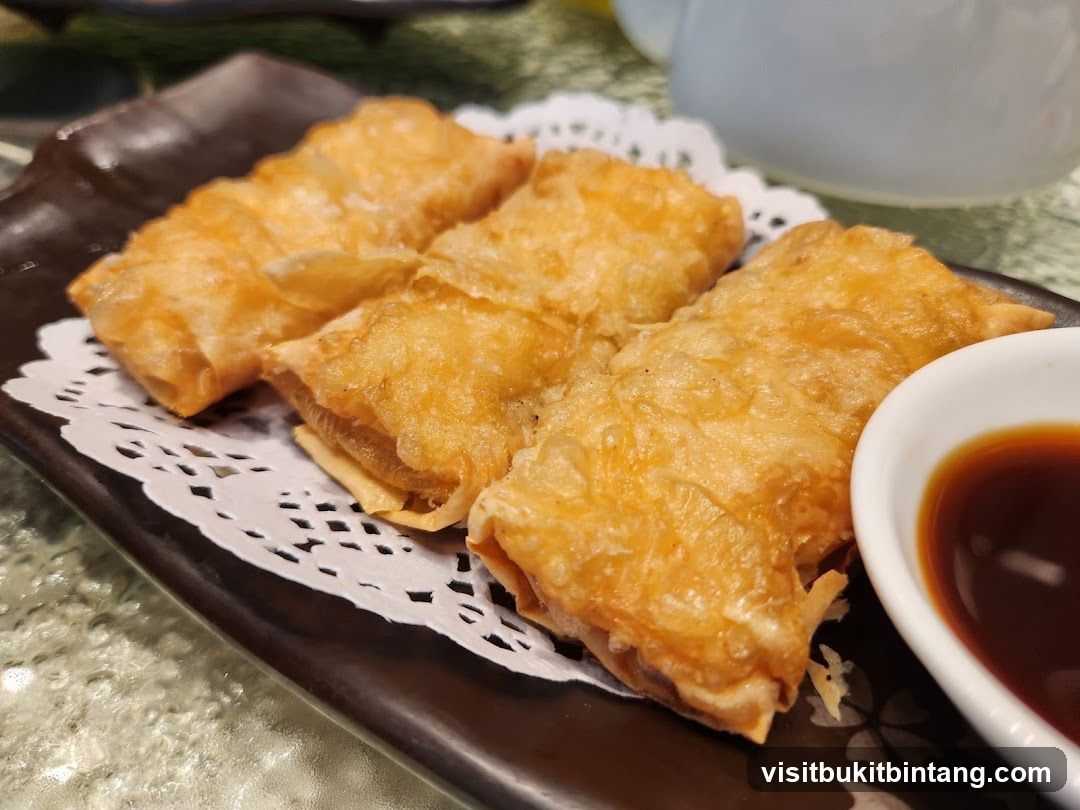 Fried Spring Rolls with Dipping Sauce