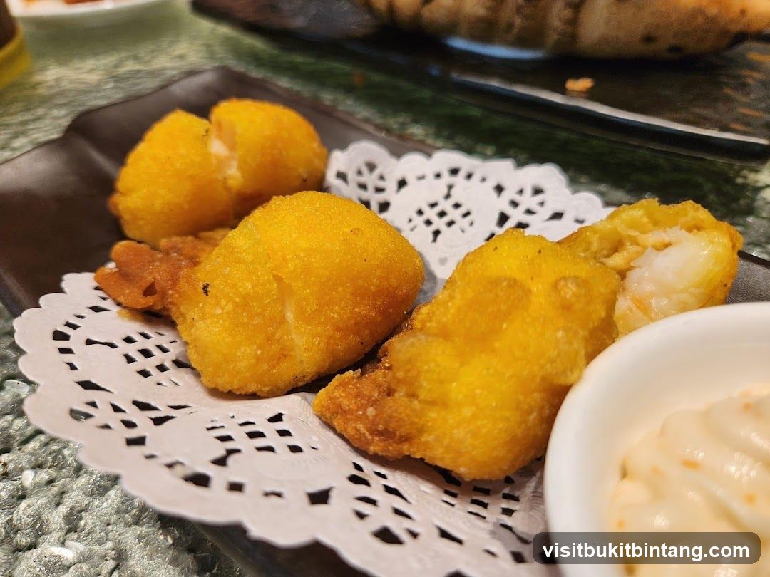 Fried Seafood Bites with Dip