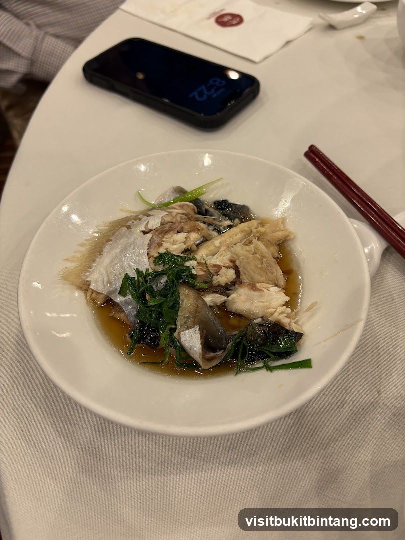 Steamed Fish Dish