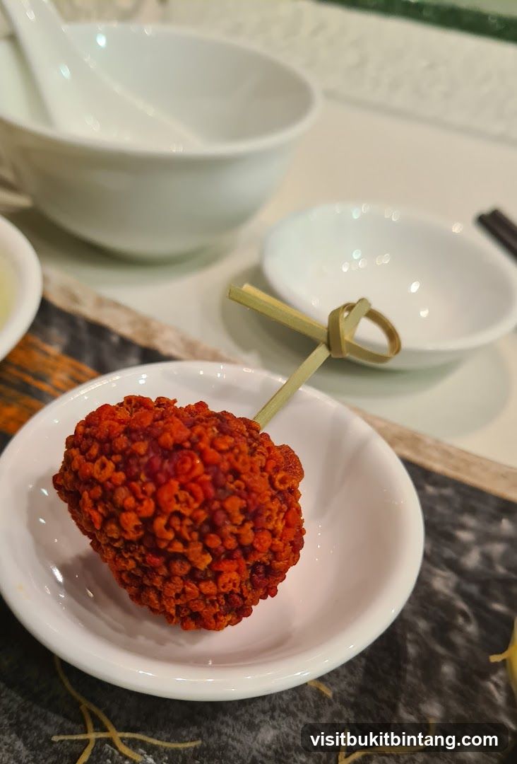 Fried Lychee Appetizer