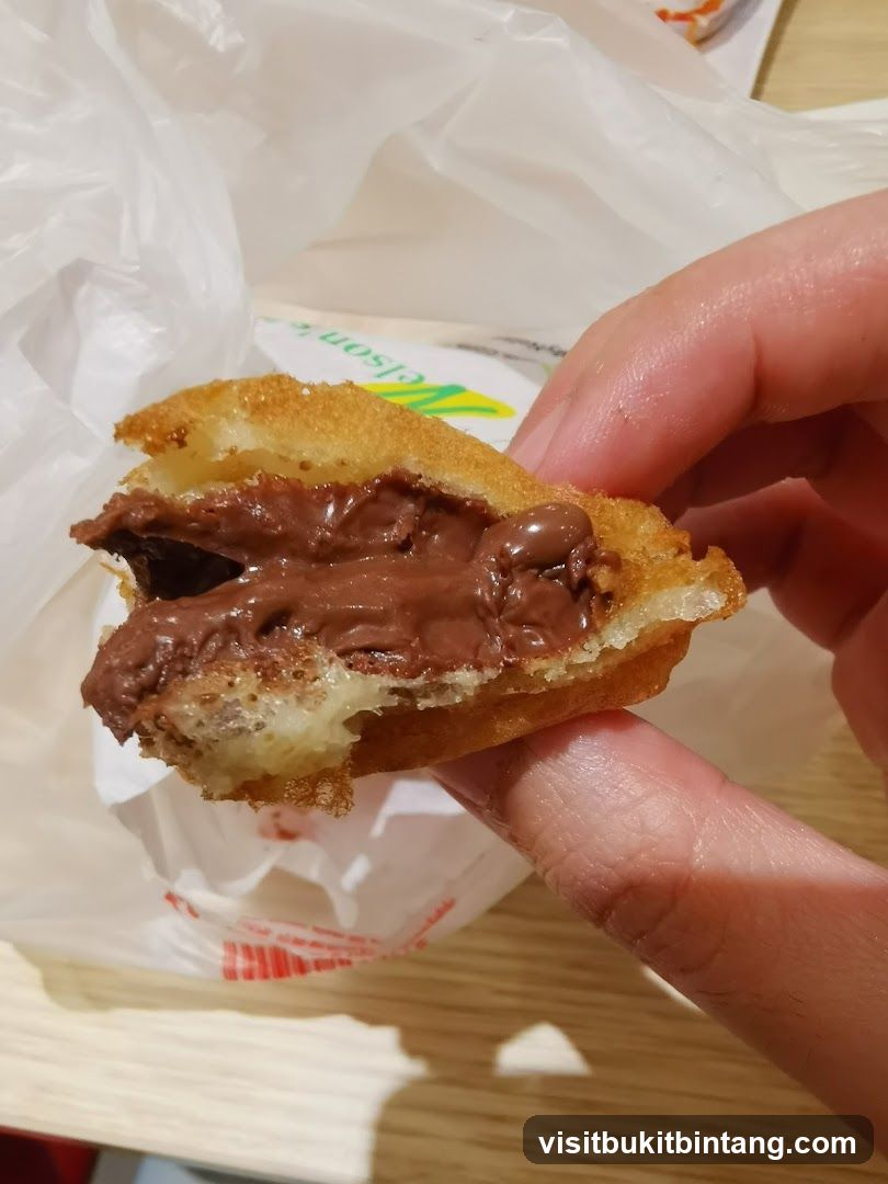 Fried Pastry with Chocolate Filling