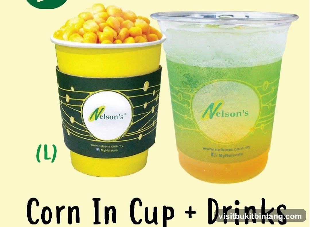 Nelson's Corn In Cup + Drinks