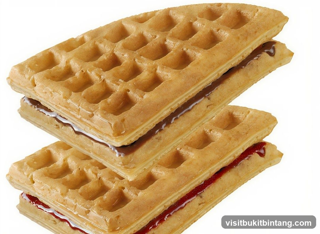 Two Waffles with Fillings