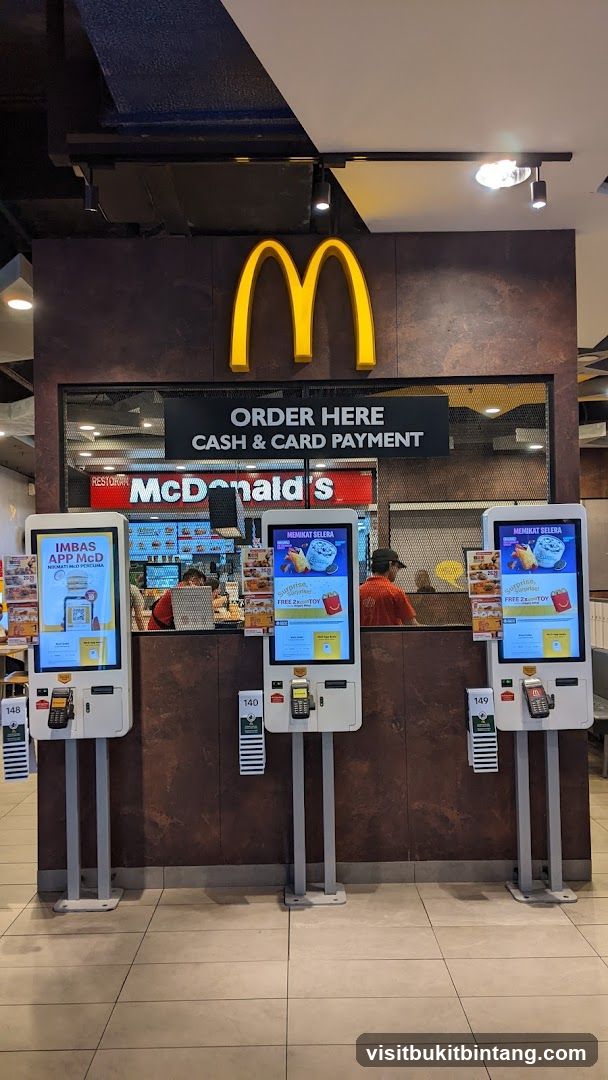 McDonald's Self-Ordering Kiosk Area