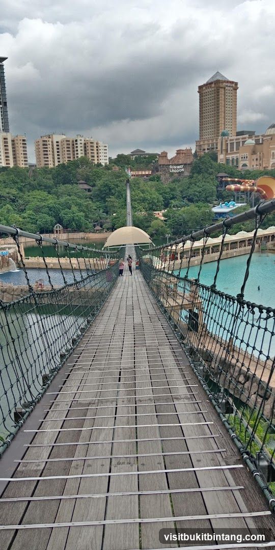 Suspension Bridge at Sunway Lagoon
