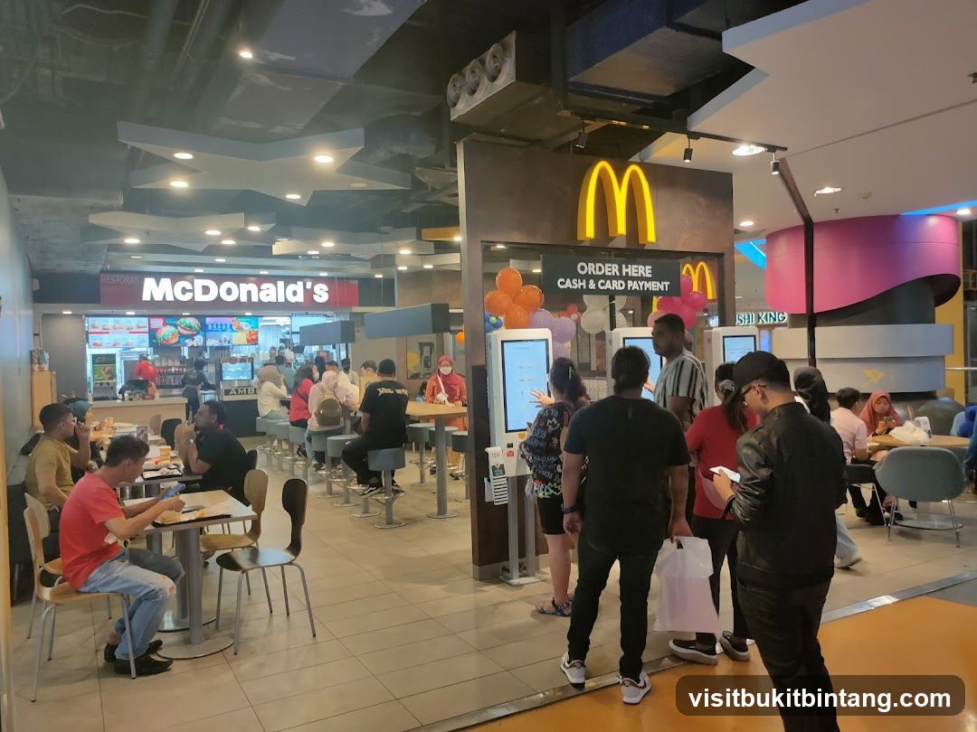 McDonald's Interior and Ordering Area