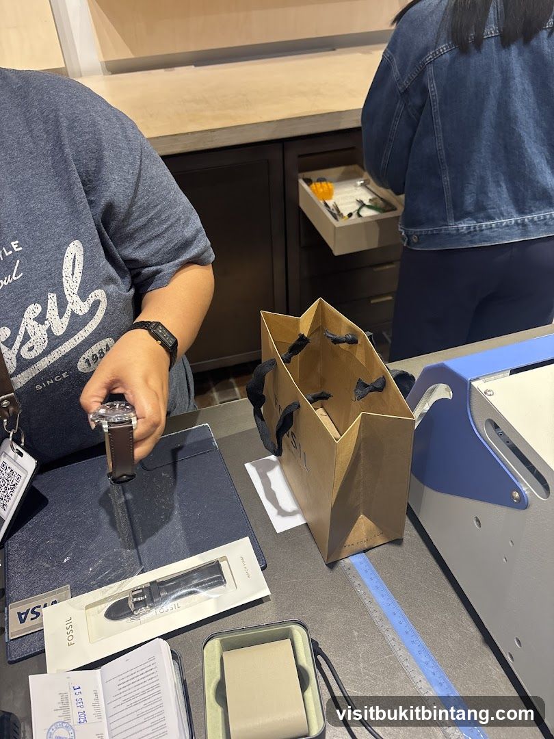 Watch Store Counter