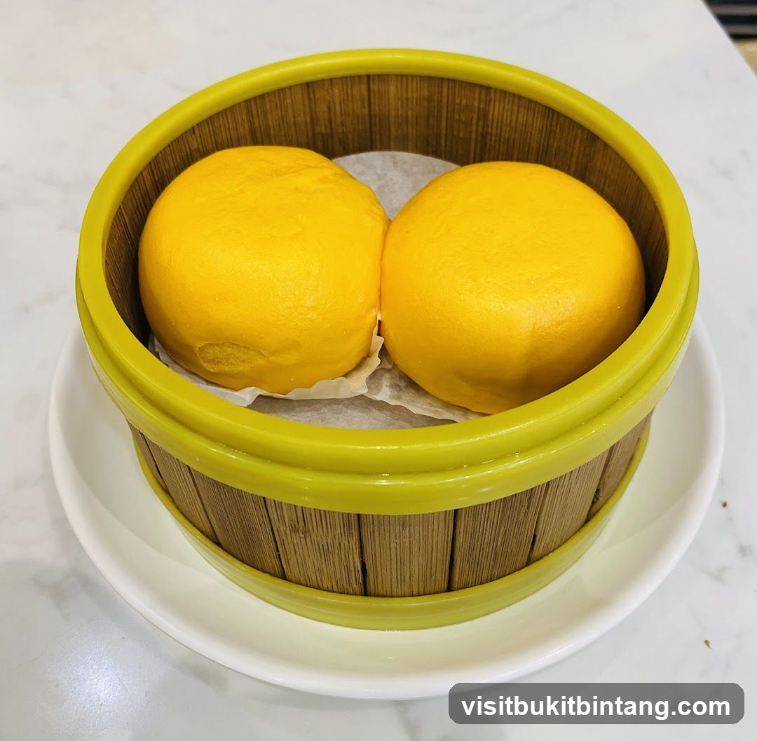 Steamed Buns in Bamboo Basket