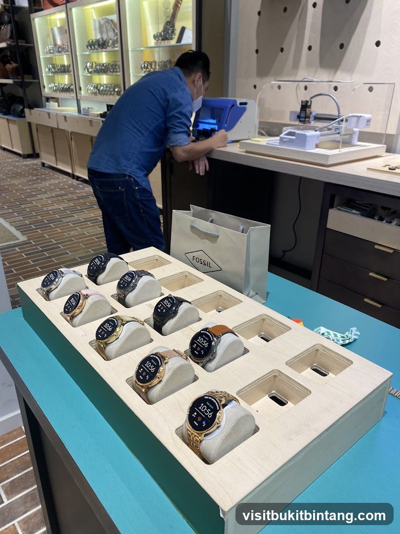Fossil Store Display