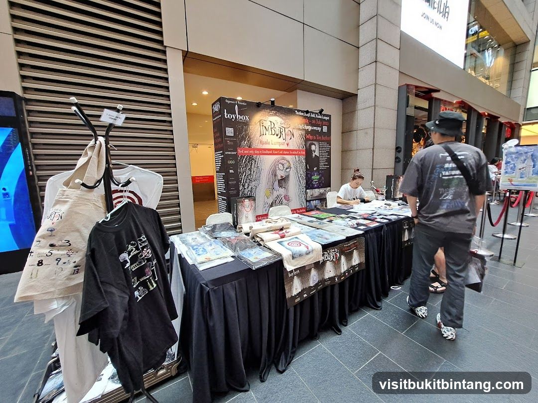 Tim Burton Merchandise Booth