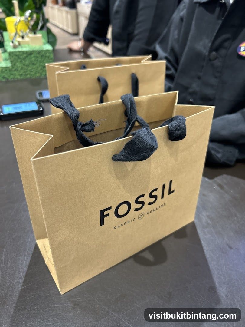 Fossil Shopping Bags