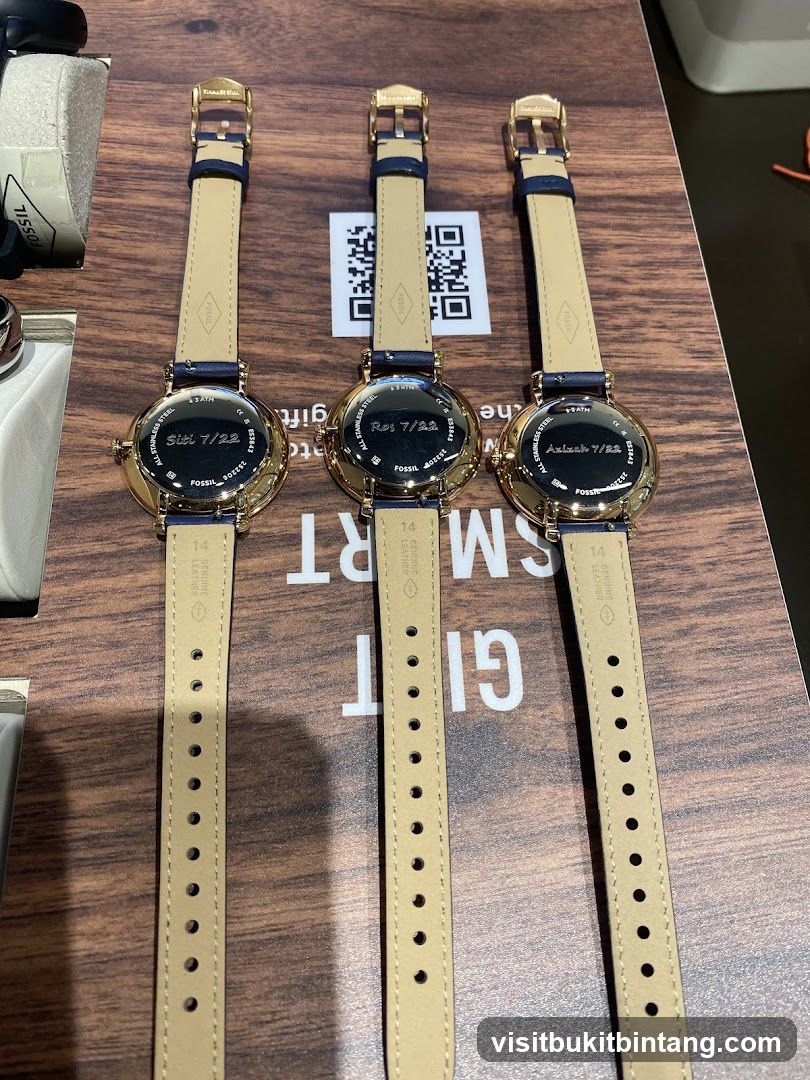 Three Fossil Watches