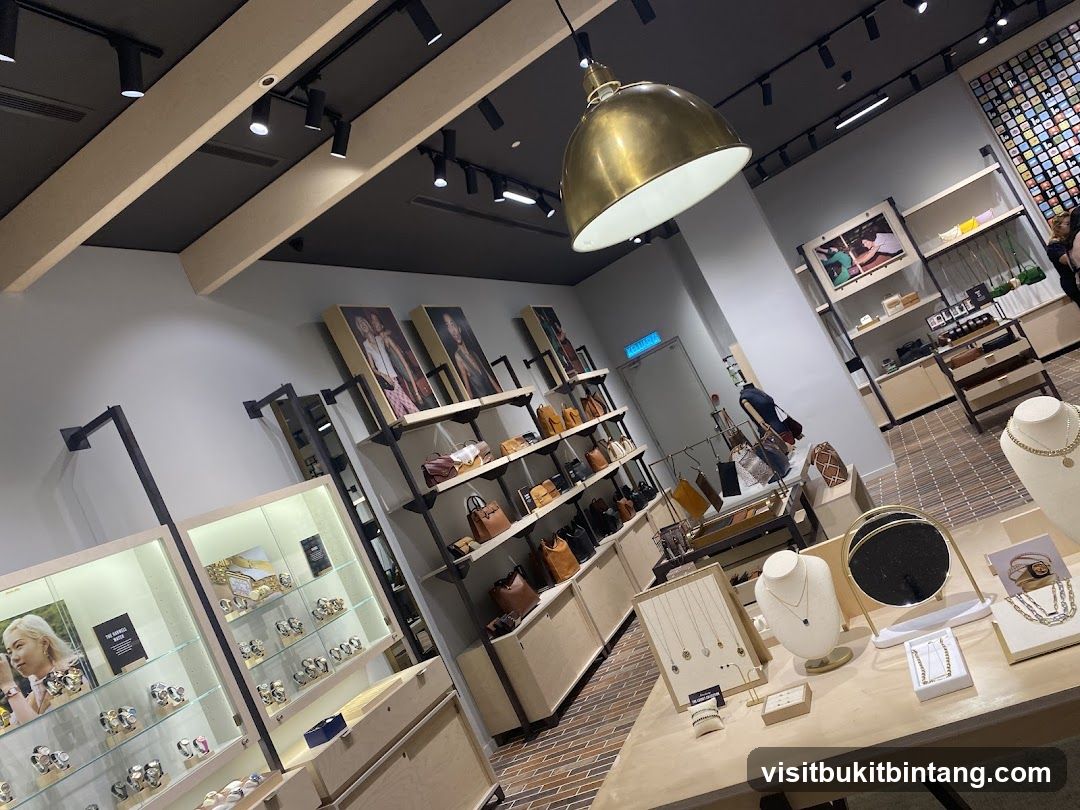 Store Interior with Handbags and Jewelry