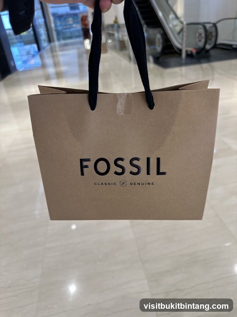 Fossil Shopping Bag