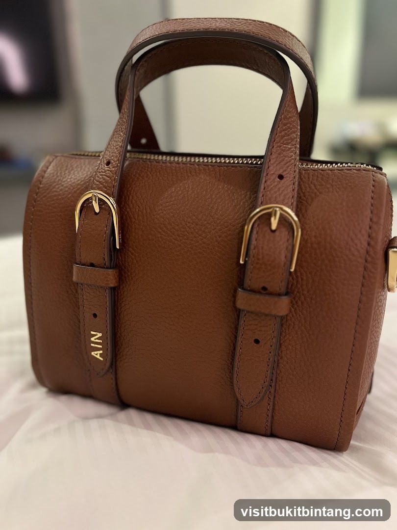 Brown Leather Handbag