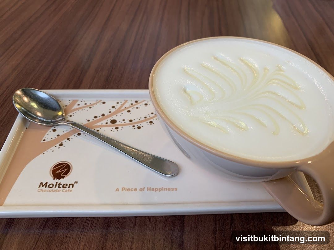 Latte Art Coffee at Molten Chocolate Cafe