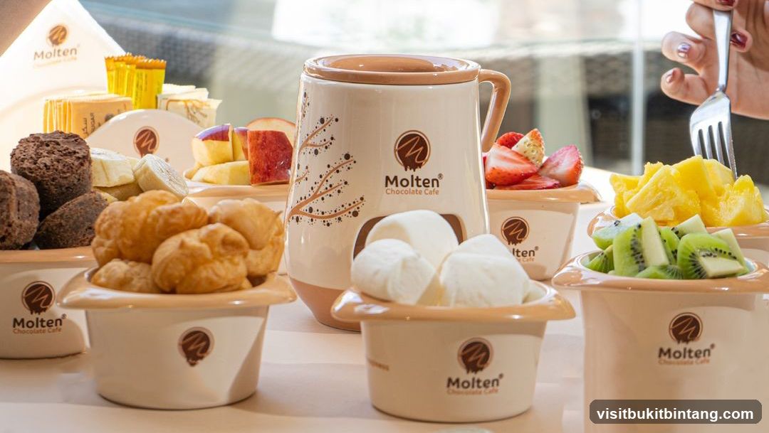 Molten Chocolate Cafe Breakfast Spread