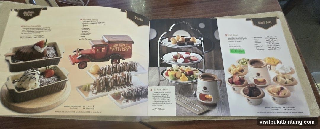 River Junction Pottery Menu Spread