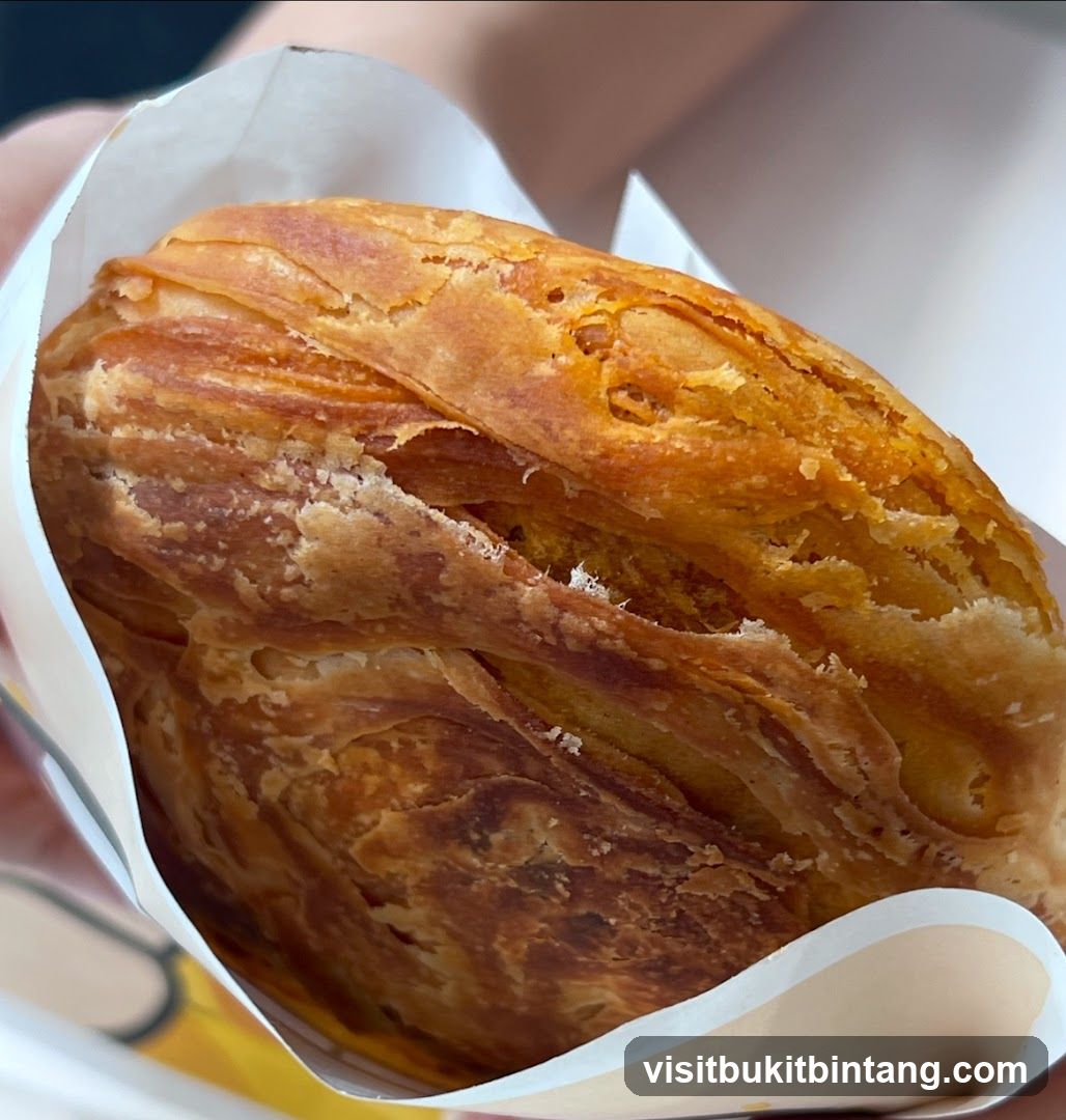 Flaky Pastry in Paper Wrapper