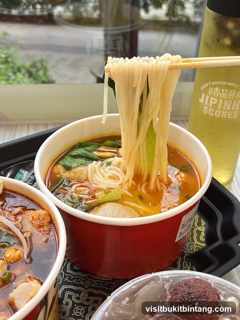 Noodle Bowl with Chopsticks