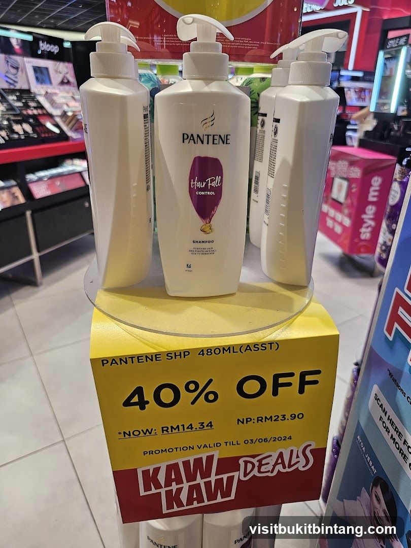 Pantene Hair Fall Control Shampoo Promotion