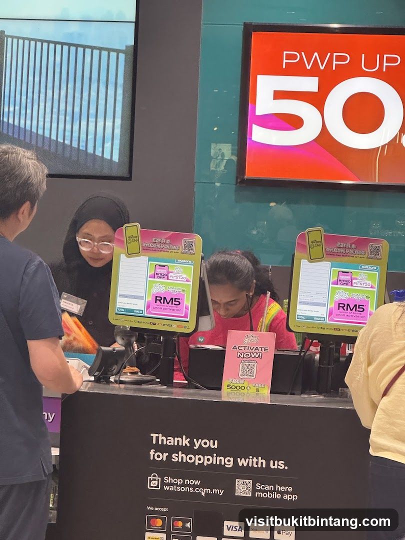 Watsons Checkout Counter