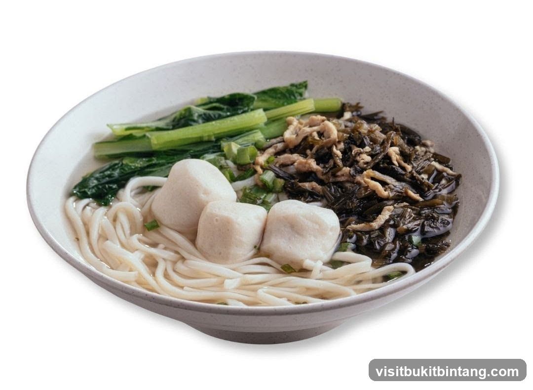 Noodle Soup with Fish Balls